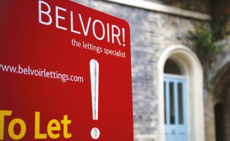 Belvoir To Let board image