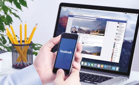 Advertising through Facebook image