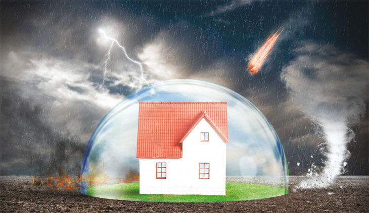 Protected house image