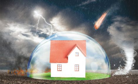 Protected house image