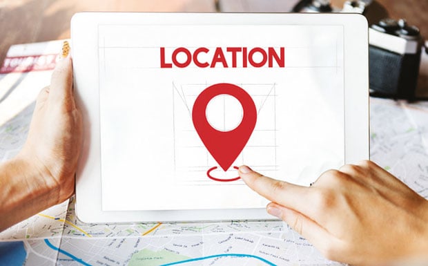 Searching location online image