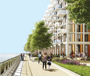 Royal Wharf Thames-side development image