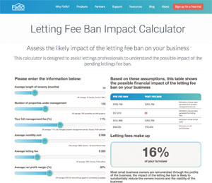 Letting Fee Ban Impact Calculator
