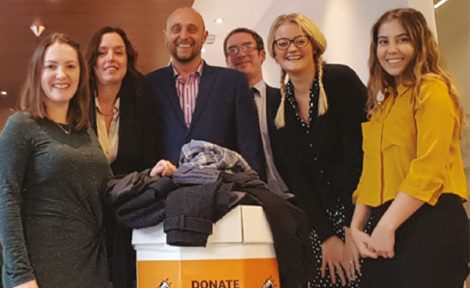 Chestertons collecting coats for charity image