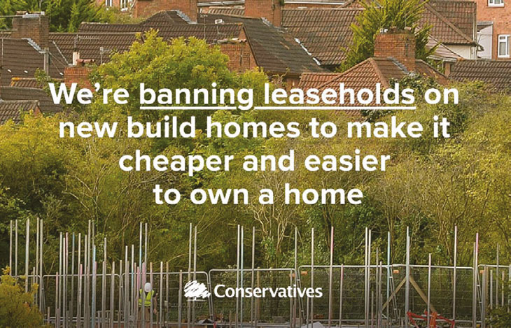 Conservative leasehold ban ad