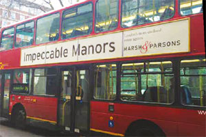 Big red bus marketing image