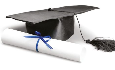 Graduate scroll & hat image
