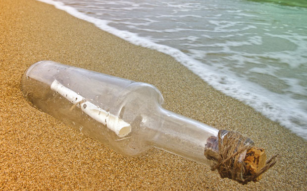 Message in a bottle image