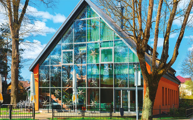 Glass house image