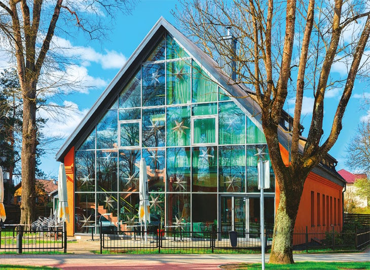 Glass house image