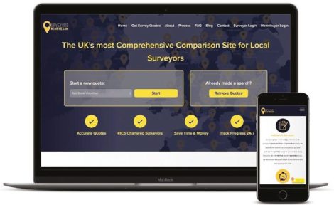 SurveyorsNearMe.com on mobile device image