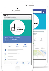 Nick Dunning Associates on mobile device image
