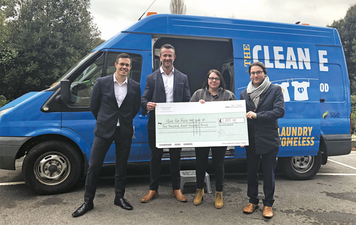 Edwards Fine & Country charity cheque image