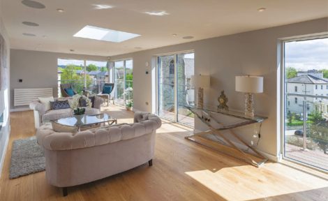 London rooftop home image