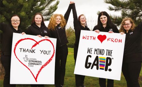 Moneypenny We Mind The Gap fundraising image