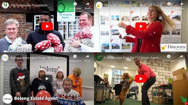 Estate agents Christmas videos image