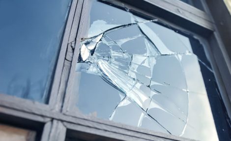 broken window