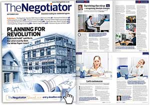 The Negotiator Magazine cover Estate and Letting Agent News image
