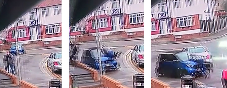 hit and run woodford estate agent