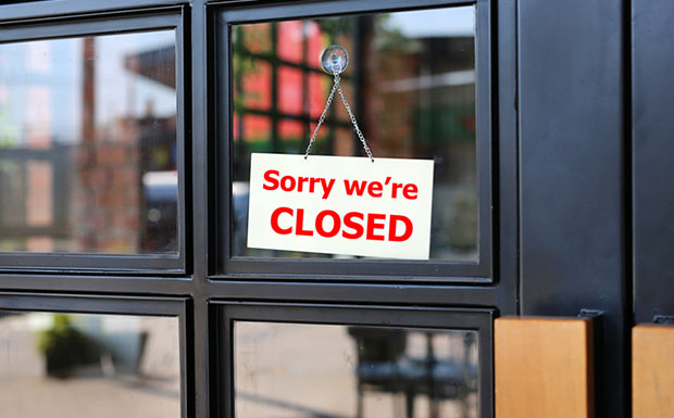 closed branch insolvency