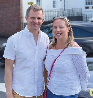 Ben Davidson and Melissa Petros