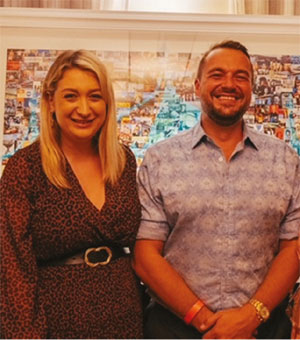 David Vaughan with Hannah Seltzer