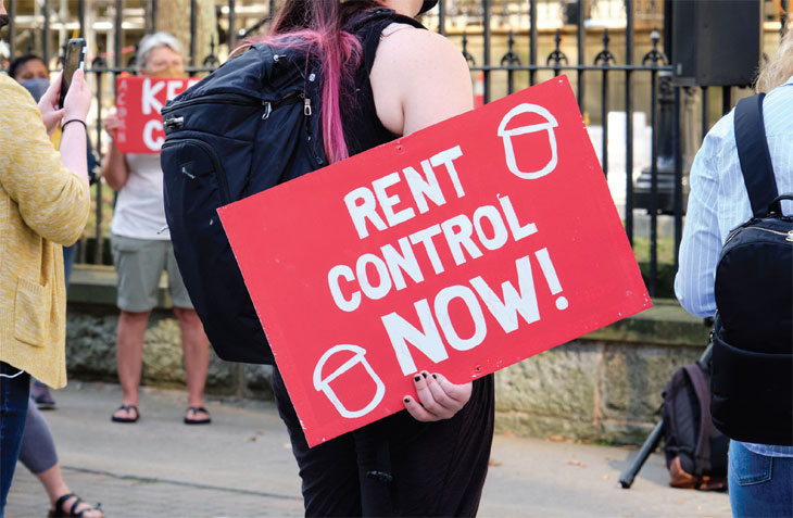 Rent Control protest image