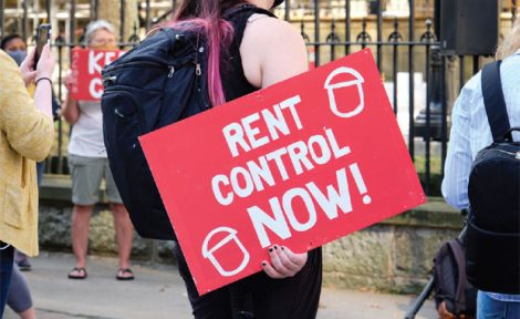 Rent Control protest image