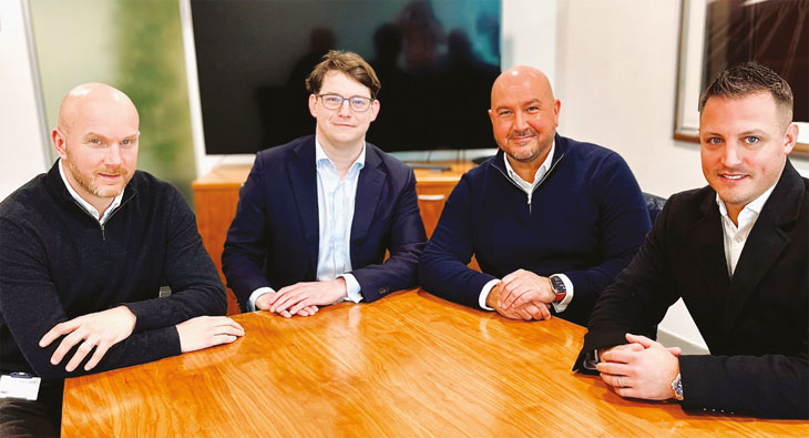 Matt Witney, Jon Hawthorne, James Linder and Scott Caudwell - Leaders Romans Group directors image