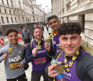 Miles & Barr charity marathon image