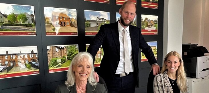 Lesley Davis, Richard Leece and Georgia Harwood from Gascoigne Halman