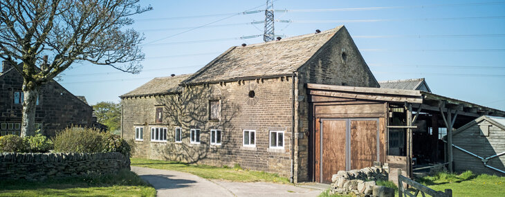 A barn in Calderdale, Wet Yorkshire
