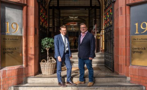 West Midlands mayor Andy Street (left) and Centrick founder James Ackill launch the company's new property training academy.