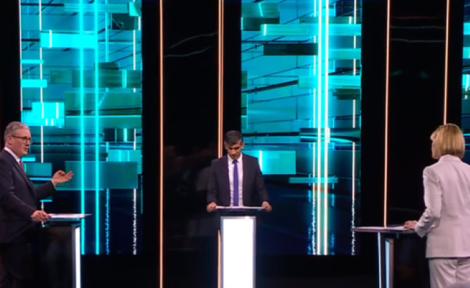 Leaders debate image