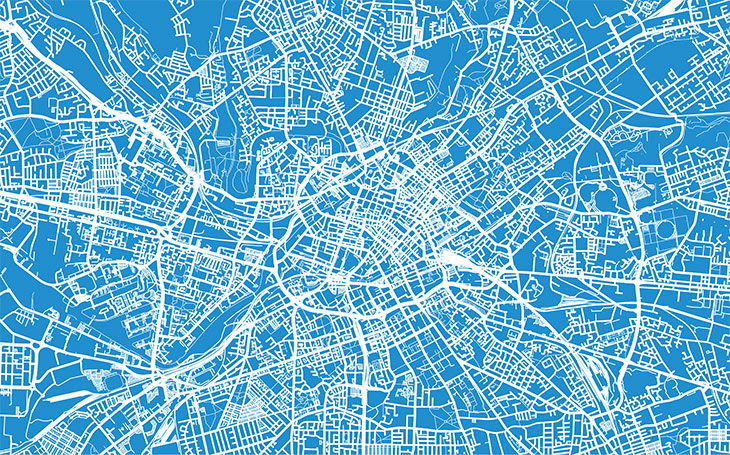 map of manchester