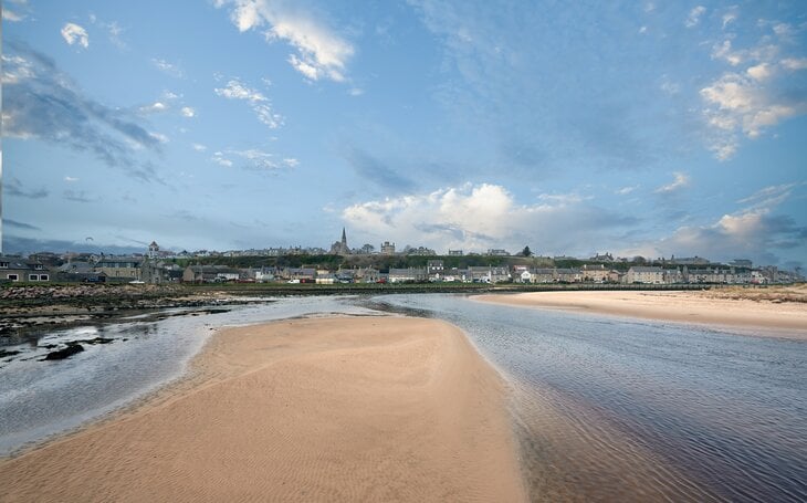     Picturesque coastal view of Lossiemouth, Moray, Scotland for house price story