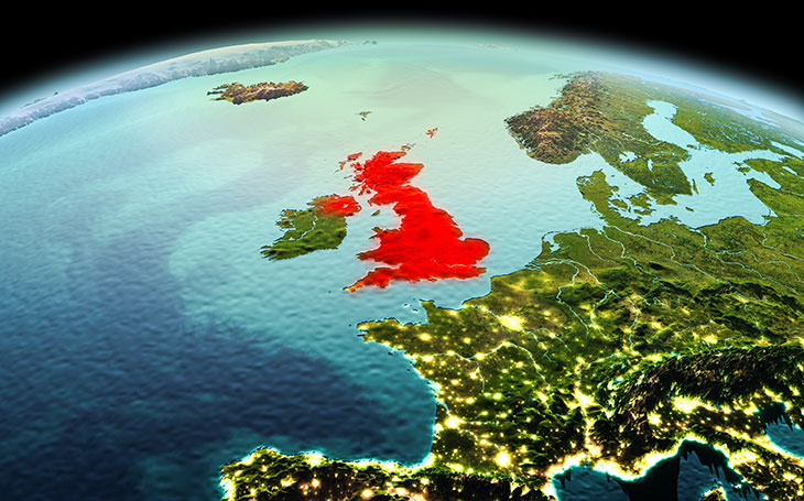 The UK from space
