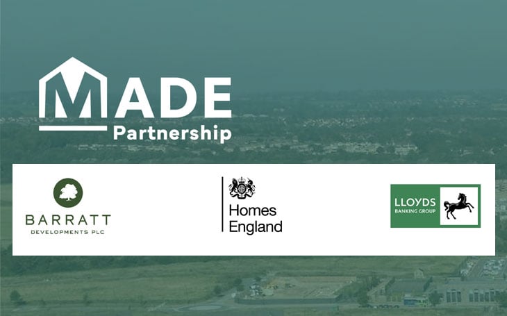 Barratt, Homes England and Lloyds launch joint venture