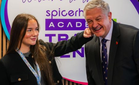 Spicerhaart graduate caitlin and paul smith