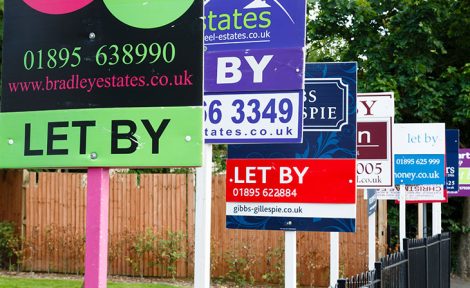 To let signs