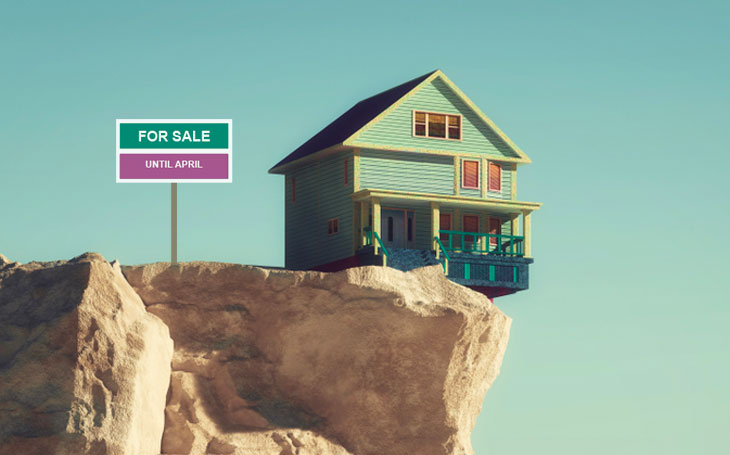 Cliff edge house for sale