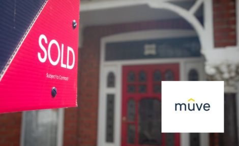 Sold sign and muve conveyancing logo