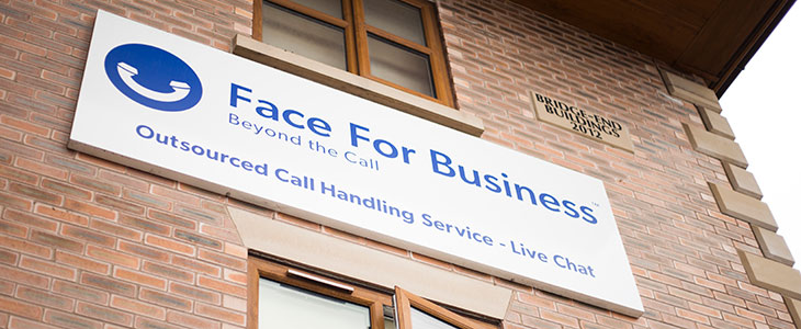 Face for Business sign
