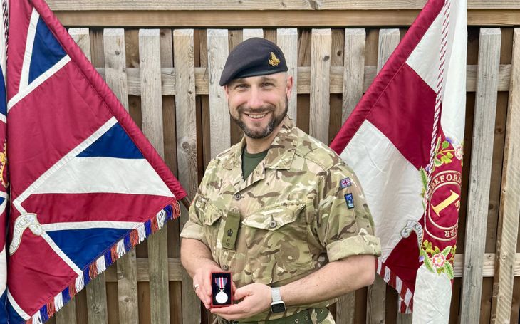 SBK auctioneer wins King's Coronation Medal - Matt Burrows