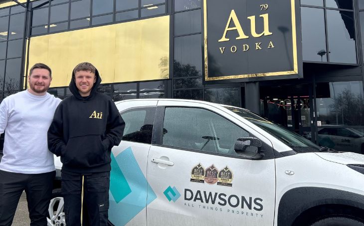 Dawsons teams up with AU Vodka estate agency