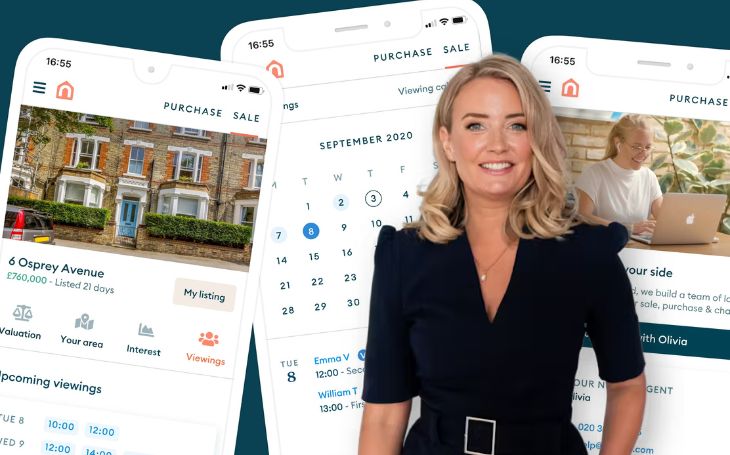 Alice Bullard, CEO of Nested over Nested phone app graphic