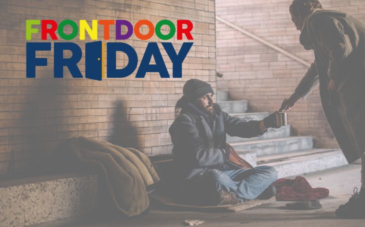 ASAP front door friday logo for homeless charity crisis