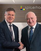 Spicerhaart new MD of Partnerships Giles Hart with Anthony Lark