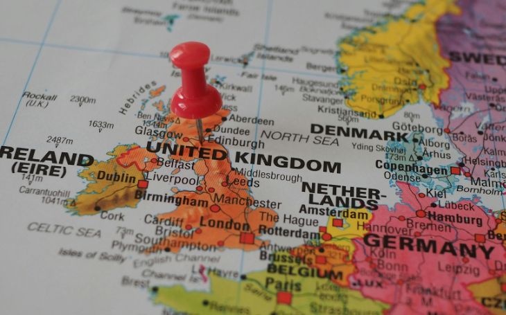 Map of UK - regional property prices update