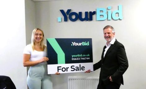 Paul Fosh, (right) Managing Director and founder of Paul Fosh Auctions with Olivia Williams, auctioneer and property valuer with recently launched YourBid